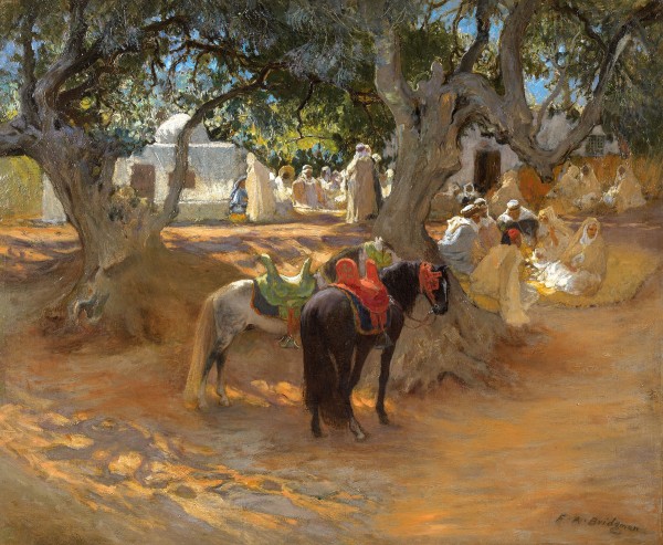 The old men by Frederick Arthur Bridgman
